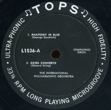 Load image into Gallery viewer, George Gershwin - The International Philharmonic Orchestra : George Gershwin's Rhapsody In Blue And Other Concert Favorites (LP, Album, Mono)