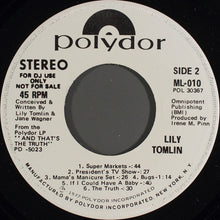 Load image into Gallery viewer, Lily Tomlin : From The Polydor LP "And That's The Truth" (7", Promo, Smplr)