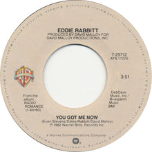 Load image into Gallery viewer, Eddie Rabbitt : You Can't Run From Love (7", Single)