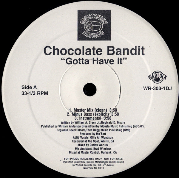 Chocolate Bandit : Gotta Have It (12