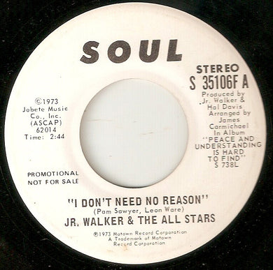 Junior Walker & The All Stars : I Don't Need No Reason (7