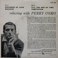 Load image into Gallery viewer, Perry Como : Relaxing With Perry Como (7", EP)