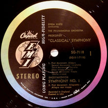 Load image into Gallery viewer, Sergei Prokofiev, Dmitri Shostakovich, Efrem Kurtz, Philharmonia Orchestra : "Classical" Symphony / Symphony No. 1 (LP, Album)