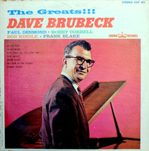 Load image into Gallery viewer, Dave Brubeck, Paul Desmond, Bobby Correll, Frank Blake (2) And Bob Kindle : The Greats!!! (LP, Album)
