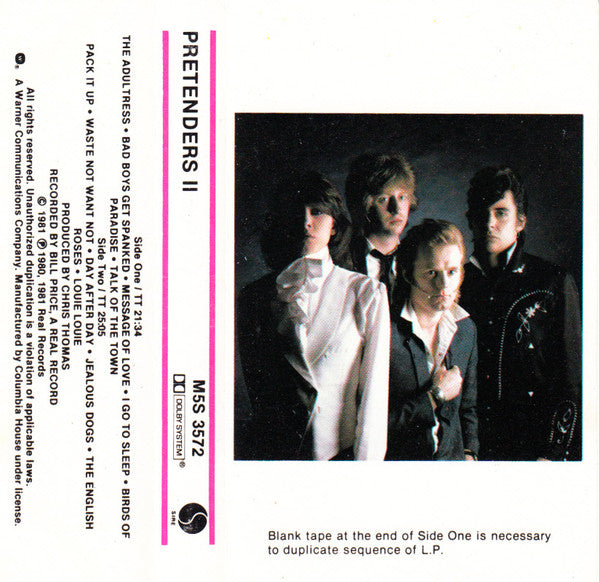 The Pretenders : Pretenders II (Cass, Album, Club, Dol)