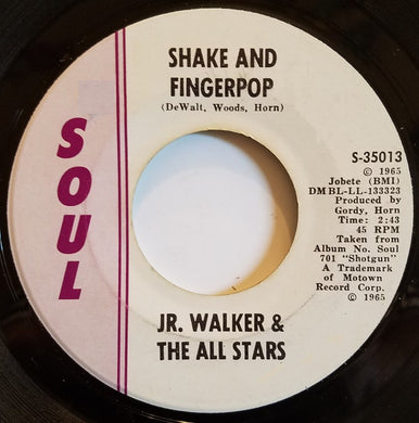 Junior Walker & The All Stars : Shake And Fingerpop / Cleo's Back (7