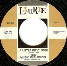 Load image into Gallery viewer, The Music Explosion / The Barbarians : A Little Bit O' Soul / Are You A Boy Or Are You A Girl (7")