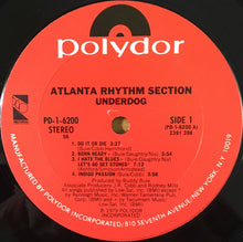 Load image into Gallery viewer, Atlanta Rhythm Section : Underdog (LP, Album, 56 )