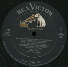 Load image into Gallery viewer, Abbe Lane With Sid Ramin And His Orchestra : The Lady In Red (LP, Album, Mono)