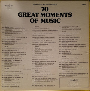 Various : 70 Great Moments Of Music (4xLP, Comp + Box)