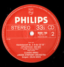 Load image into Gallery viewer, Franz Liszt / Claudio Arrau / The London Symphony Orchestra / Sir Colin Davis : Liszt: The Piano Concertos (LP, Album)