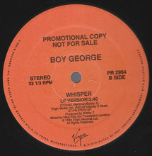 Load image into Gallery viewer, Boy George : Whisper (12&quot;, Promo)