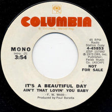 Load image into Gallery viewer, It's A Beautiful Day : Ain't That Lovin' You Baby (7", Single, Mono, Promo)