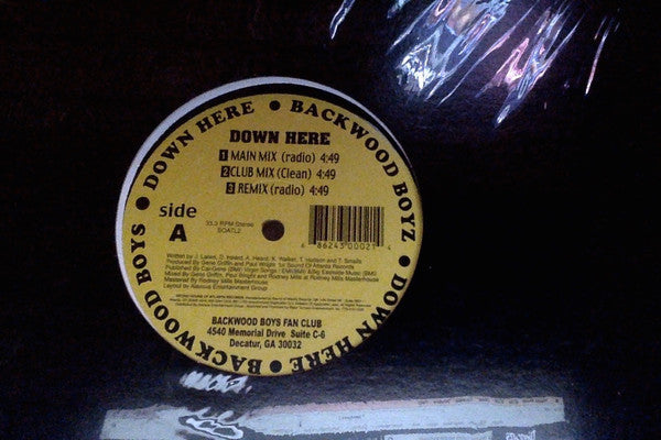 Backwood Boys : Down Here (12