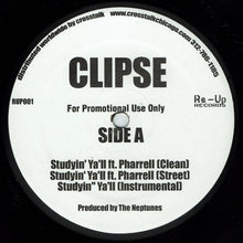 Load image into Gallery viewer, Clipse : Studyin&#39; Ya&#39;ll / Re Up Anthem (12&quot;, Promo)