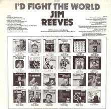 Load image into Gallery viewer, Jim Reeves : I'd Fight The World (LP, Album)
