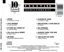 Load image into Gallery viewer, Peggy Lee : Fever &amp; Other Hits (CD, Comp)