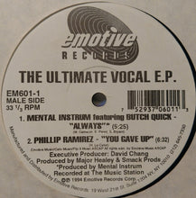 Load image into Gallery viewer, Various : The Ultimate Vocal E.P. (12&quot;, EP, Comp, Promo)