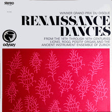 Load image into Gallery viewer, Lionel Rogg And The Ricercare-Ensemble Für Alte Musik, Zürich : Renaissance Dances (LP)