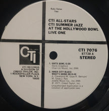 Load image into Gallery viewer, CTI All-Stars : CTI Summer Jazz At The Hollywood Bowl Live One (LP, Promo)