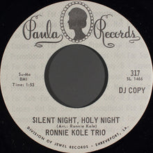 Load image into Gallery viewer, Ronnie Kole Trio : Silent Night, Holy Night (7", Promo)