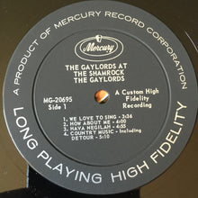 Load image into Gallery viewer, The Gaylords : At The Shamrock (LP, Mono)