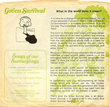 Load image into Gallery viewer, The Survivors (9) : Caring: Songs Of Our Surroundings (7")