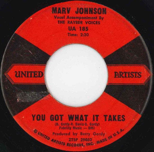 Marv Johnson : You Got What It Takes (7
