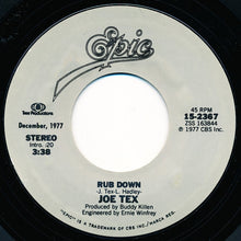 Load image into Gallery viewer, Joe Tex : Ain't Gonna Bump No More (With No Big Fat Woman) / Rub Down (7", RE)