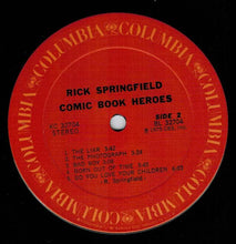 Load image into Gallery viewer, Rick Springfield : Comic Book Heroes (LP, Album, Gat)