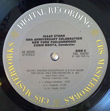 Load image into Gallery viewer, Isaac Stern, Pinchas Zukerman, Itzhak Perlman, Zubin Mehta, The New York Philharmonic Orchestra : From Lincoln Center Isaac Stern 60th Anniversary Celebration  (LP)