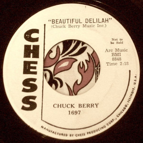 Chuck Berry : Beautiful Delilah / Vacation Time (7