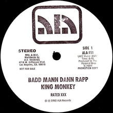 Load image into Gallery viewer, King Monkey : Badd Mann Dann Rapp (12&quot;, Promo)