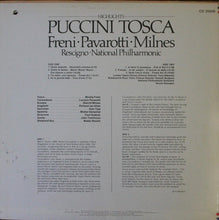 Load image into Gallery viewer, Mirella Freni · Luciano Pavarotti · Sherrill Milnes / Nicola Rescigno, National Philharmonic Orchestra : Highlights - Puccini Tosca (LP)