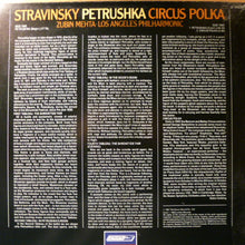 Load image into Gallery viewer, Igor Stravinsky  /  Los Angeles Philharmonic Orchestra  /  Zubin Mehta : Petrushka / Circus Polka (LP, Album, RE)