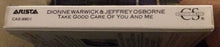 Load image into Gallery viewer, Dionne Warwick And Jeffrey Osborne : Take Good Care Of You And Me (Cass, Single)