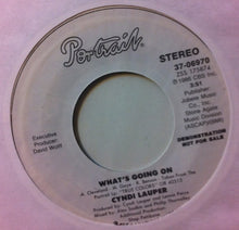Load image into Gallery viewer, Cyndi Lauper : What's Going On (7", Single, Promo)