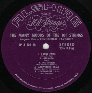 101 Strings : The Many Moods Of The 101 Strings (In The Sound Of Magnificence) (3xLP + Box, Comp)