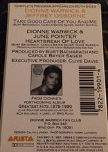 Load image into Gallery viewer, Dionne Warwick And Jeffrey Osborne : Take Good Care Of You And Me (Cass, Single)