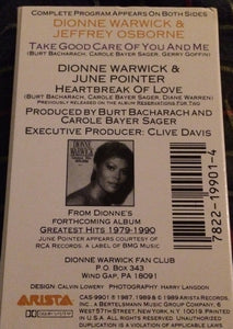 Dionne Warwick And Jeffrey Osborne : Take Good Care Of You And Me (Cass, Single)