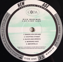 Load image into Gallery viewer, Rick Wakeman : Country Airs - Piano Solos (LP, Album)
