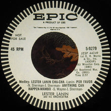 Load image into Gallery viewer, Lester Lanin And His Orchestra : Toreador Song / Medley: Lester Lanin Cha-Cha; Por Favor; Anything Can Happen (7", Single, Promo)