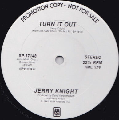 Jerry Knight : Turn It Out (12