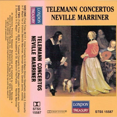 Sir Neville Marriner • The Academy Of St. Martin-in-the-Fields : Telemann Concertos (Cass)