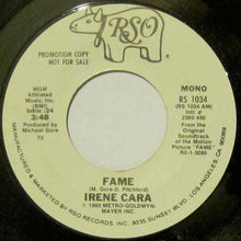 Load image into Gallery viewer, Irene Cara : Fame (7", Single, Mono, Promo)