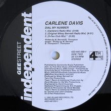 Load image into Gallery viewer, Carlene Davis : Dial My Number (12&quot;)