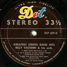 Load image into Gallery viewer, Billy Vaughn And His Orchestra : Greatest String Band Hits (7&quot;, Jukebox)