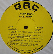Load image into Gallery viewer, Rick Cunha : Cunha Songs (LP, Album)