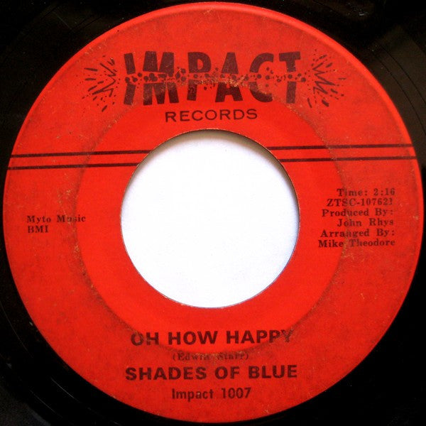 Shades Of Blue (3) : Oh How Happy / Little Orphan Boy (7