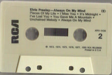 Load image into Gallery viewer, Elvis Presley : Always On My Mind (Cass, Comp)